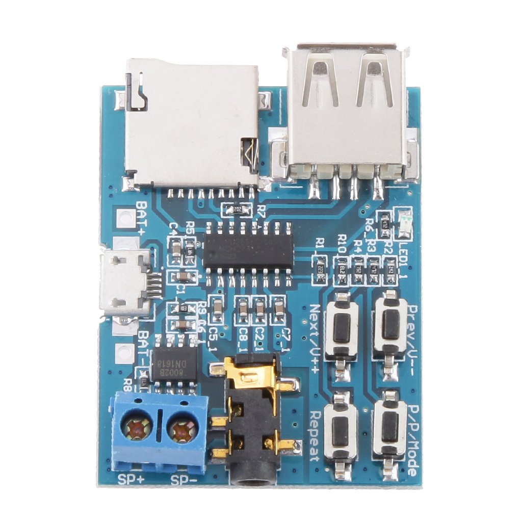 REES52 MP3 format Audio Player U Disk TF Card Amplifier Decoder Board Module-picture-13