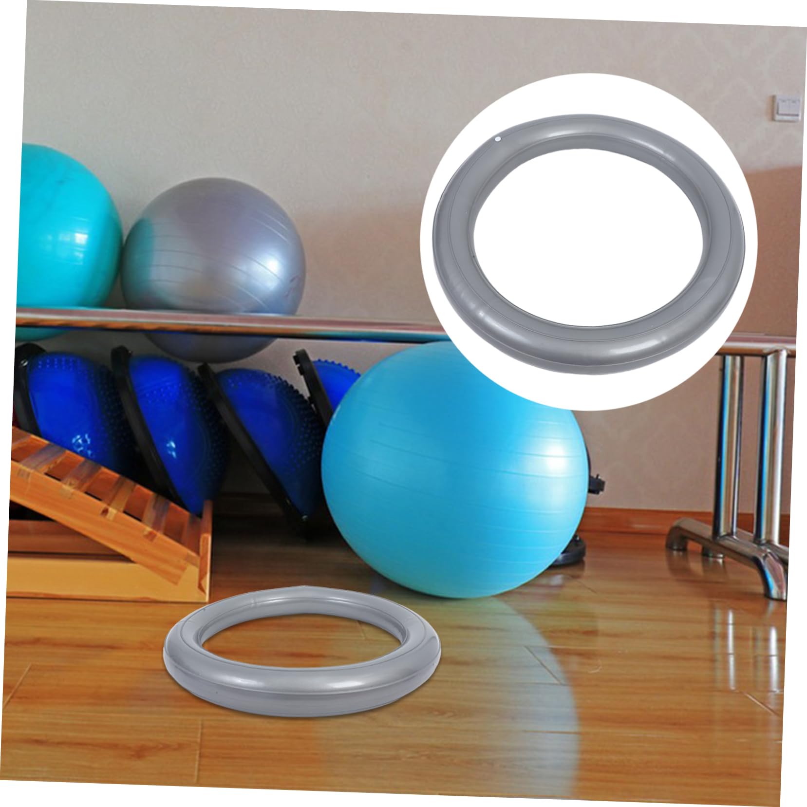SOIMISS Base para Yoga Ball de Antiexplosión Soporte Estable para Ejercicio Compatible con de Yoga Gimnasios