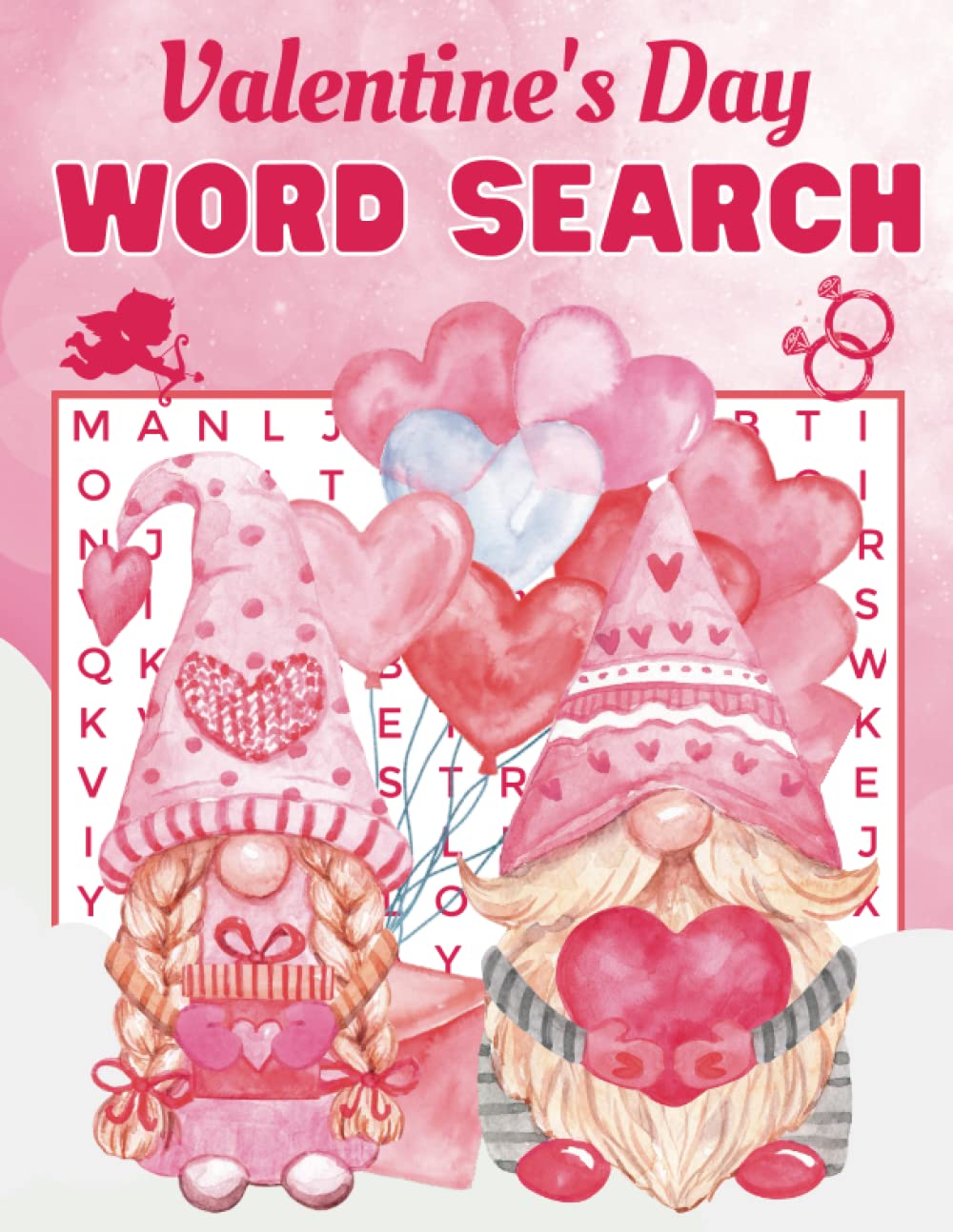 Valentines Word Search: Valentine Day Books, Valentine's Day Word Find ...