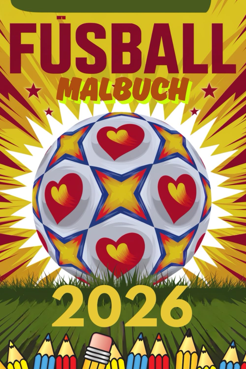 Malbuch zur Fußball 2026: Ein Abenteuer für junge Fußballfans