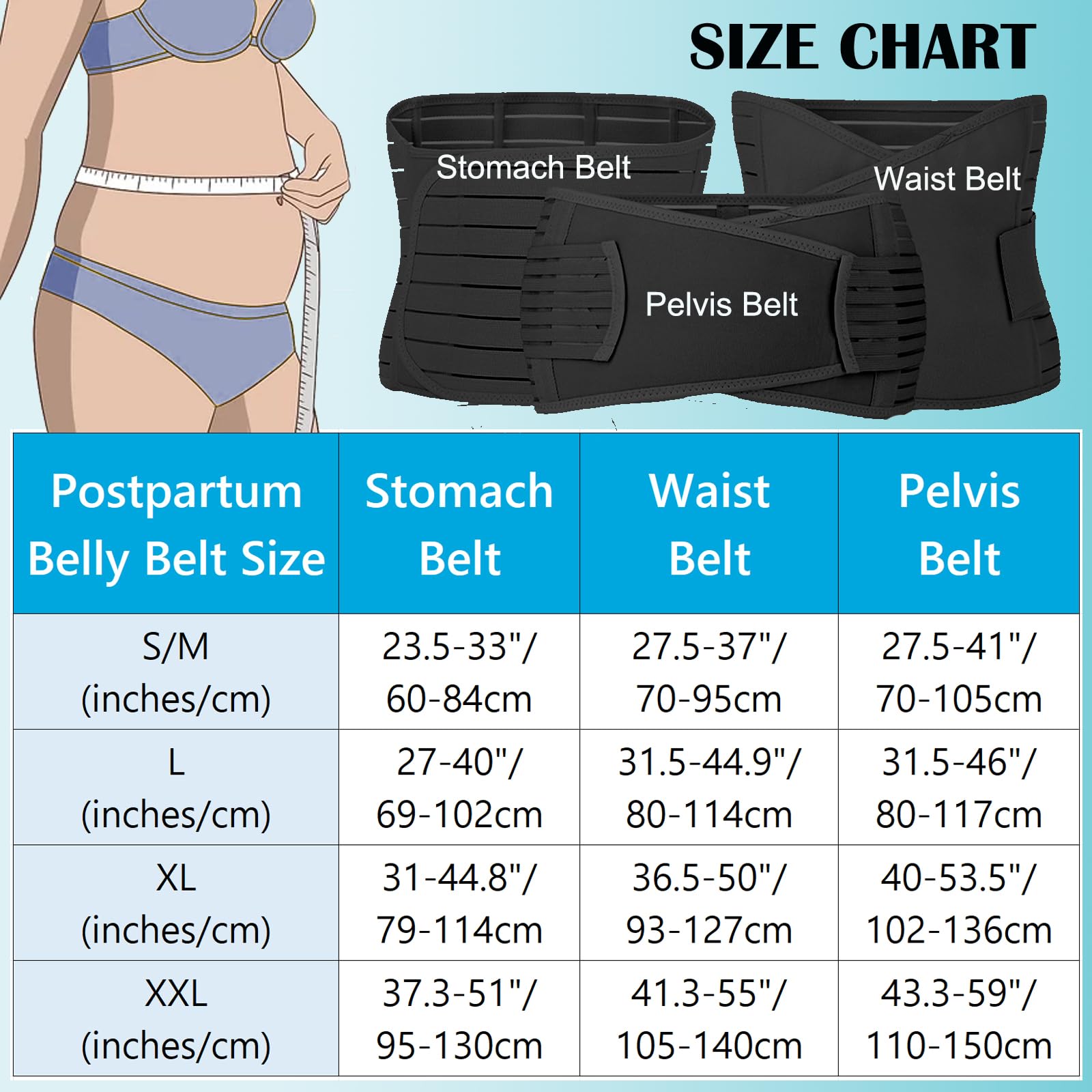 Ceinture Postpartum Ventre Plat - Gaine Élastique Réglable Après Accouchement