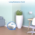 Surge Protector Power Strip 10 Ft Cord, Ultra Thin Flat Extension Cord with 6 Outlets 4 USB Ports(2 USB C), Flat Plug Power Strip, Braided Power Cord for College Dorm Room Essentials