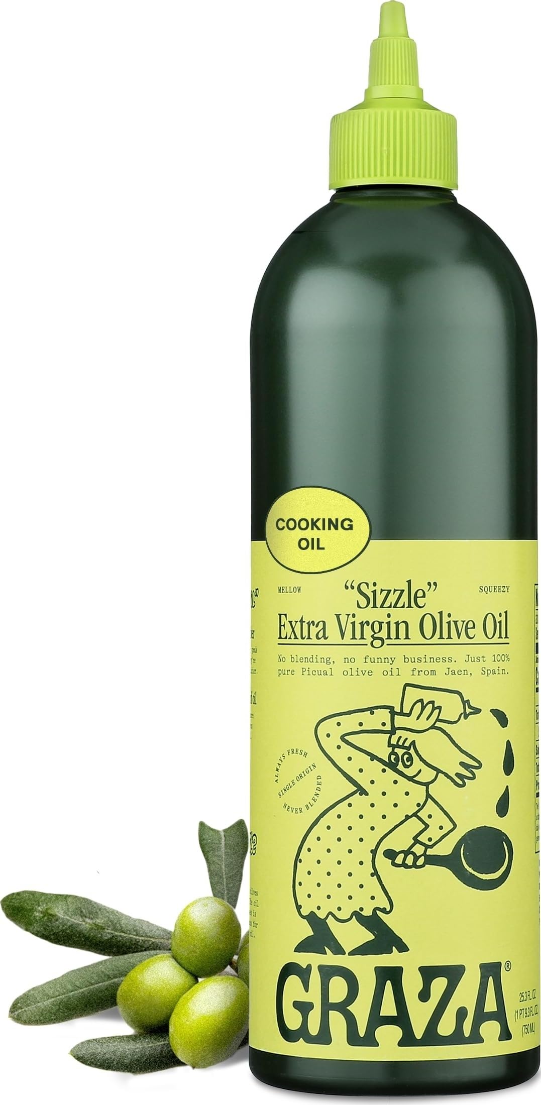 Amazon.com : Graza Sizzle Extra Virgin Olive Oil, Cooking Oil