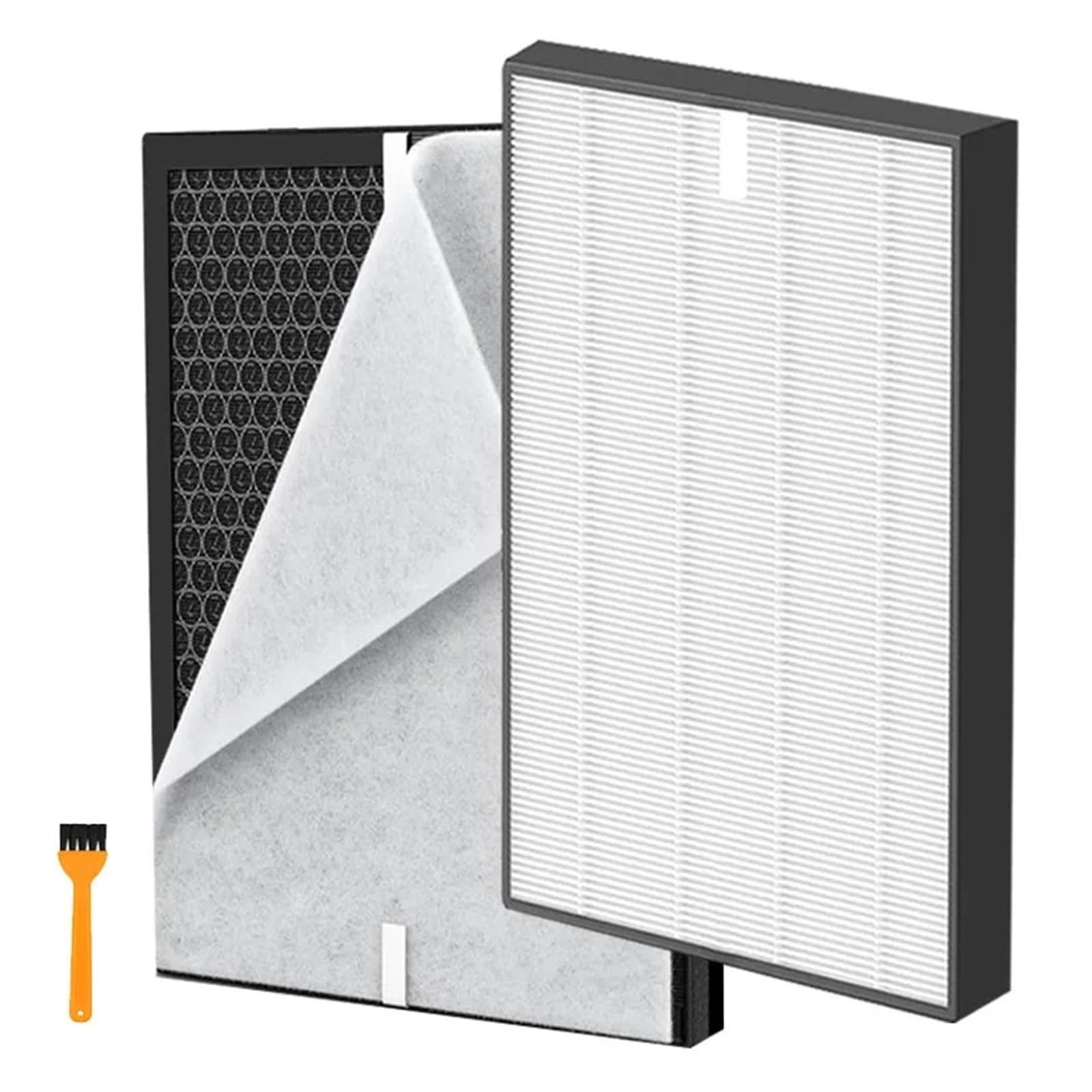 Jxhoengpo 1Set Fz-E100hf Fz-E100df Fz-E100mf Replacement Hepa Deodorizing Humidifying Filter, Compatible With Sharp, For Air Purifier Ki-Fx100 Ki-Ex100