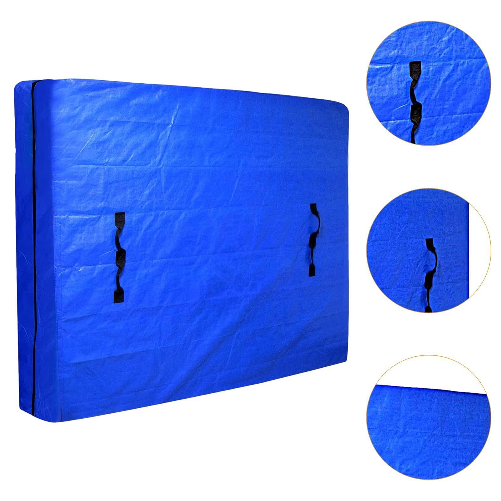 Yajuyi Bolsa para Colchón, Bolsa de Mudanza para Colchón, Cierre de Cremallera, Bolsa de Almacenamiento de Colchón Resistente Al Agua con Asas para Mudanzas, 208cm X 110cm X 38cm
