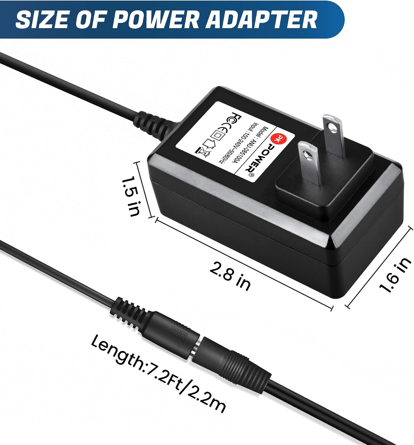 AC DC Adapter for 20000CL CatfishLi 8.4V Battery Charger, CAT003LI P20X003LI SPDV008LI P26X008LI Ultra Eclipse IVAC C2 250 FX-4 Water Tech