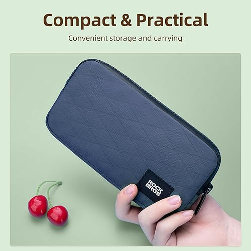 Miniatura 3 de ROCKBROS Cartera de ciclo para bicicleta, bolsa de teléfono para tarjeta pequeña, para llaves, caja de herramientas, almacenamiento conveniente para