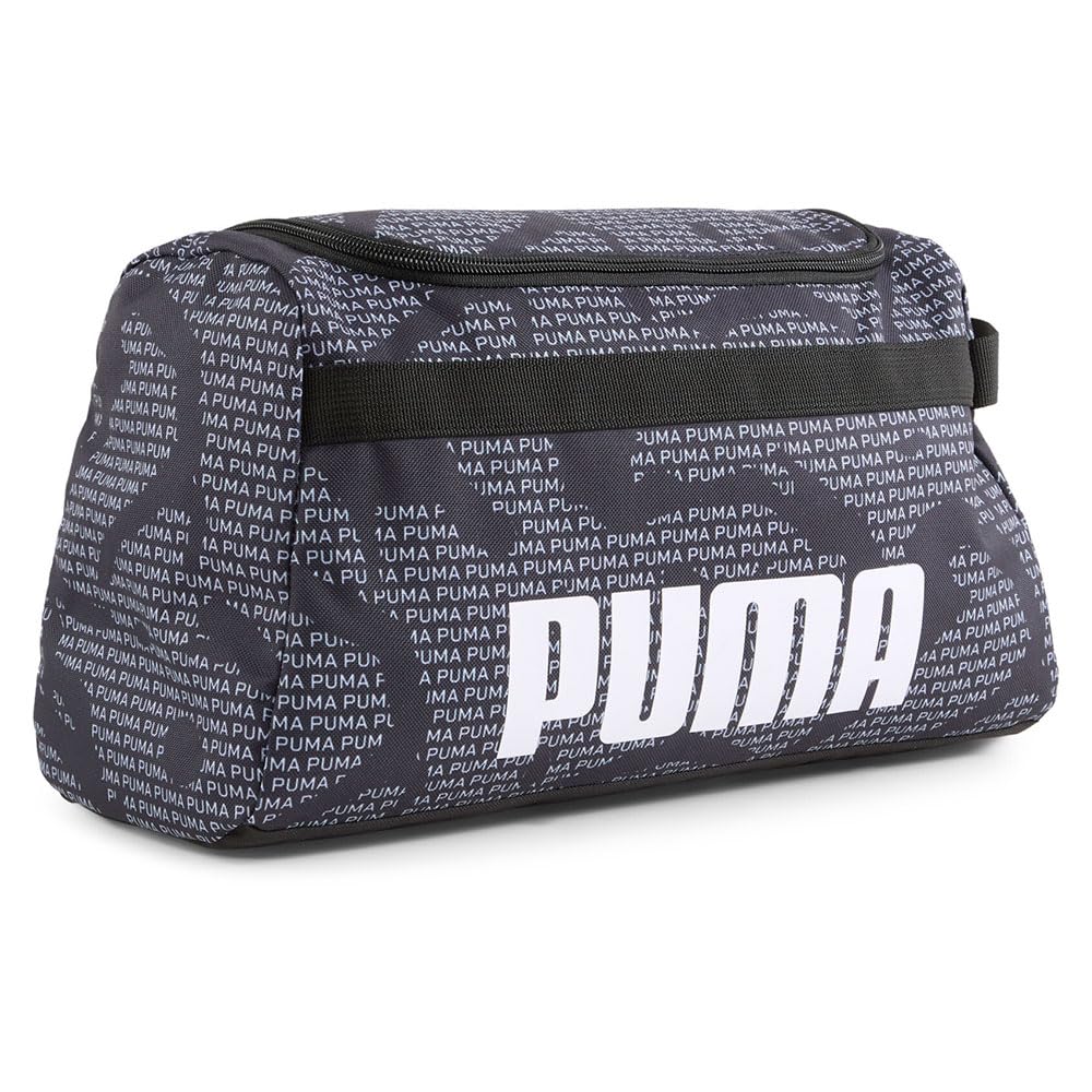 PUMA Challenger Shoe Bag Black Schuhbeutel, Schwarzes Logo Lab AOP