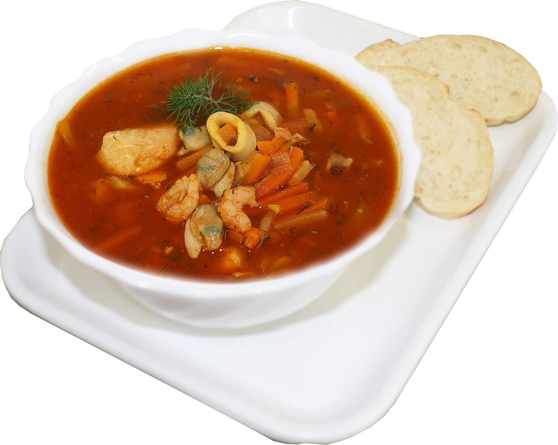 Soljanka Zupa ze świeżej ryby, soljanka, sumy i okonia, gotowa zupa z rybą z Niemiec, zupa z warzywa, pomidor, ogórki, cebula