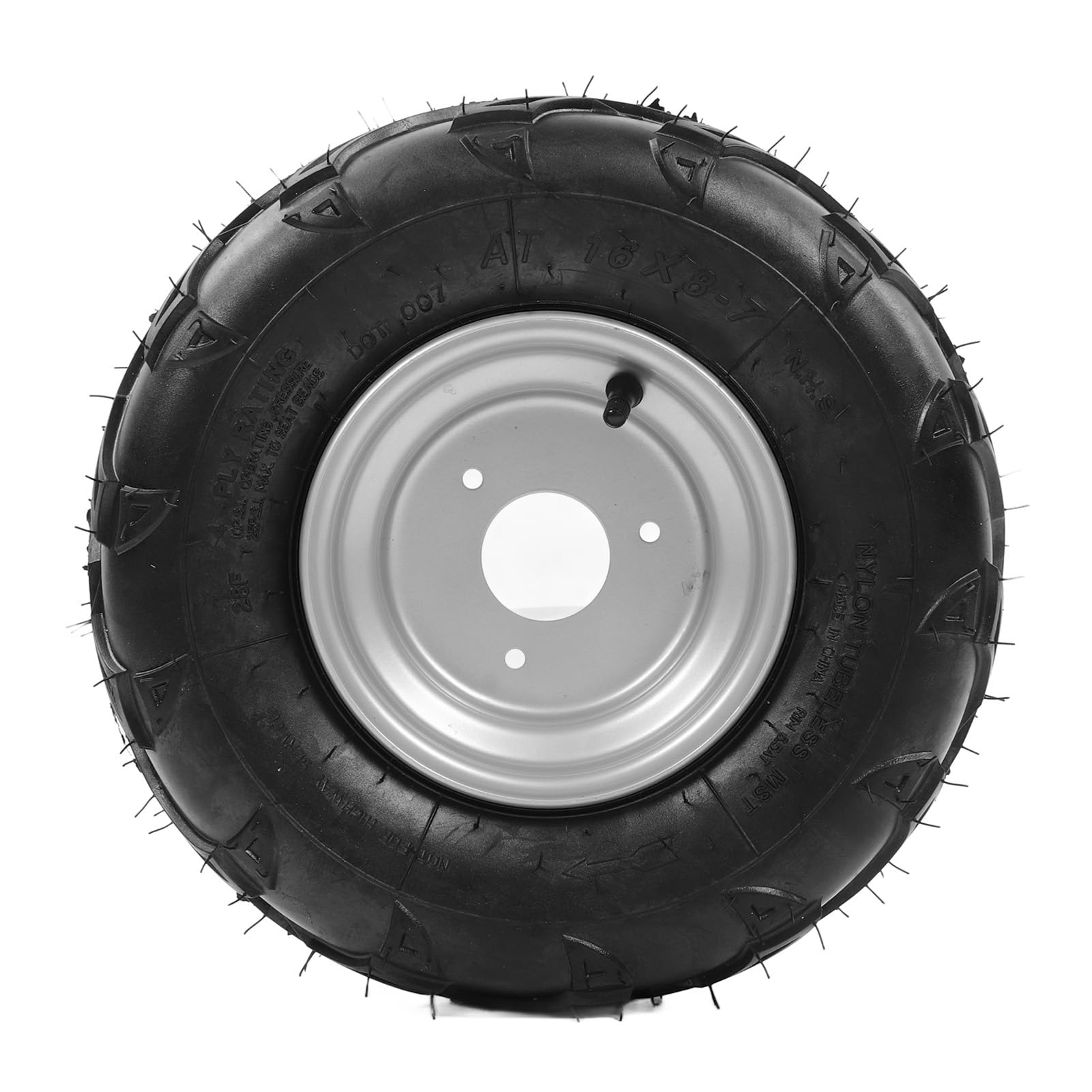 Pneu 16 x 8 7" intégré résistant aux vibrations d'installation Tire ATV UTV Go Karting Pneu lourd avec hub