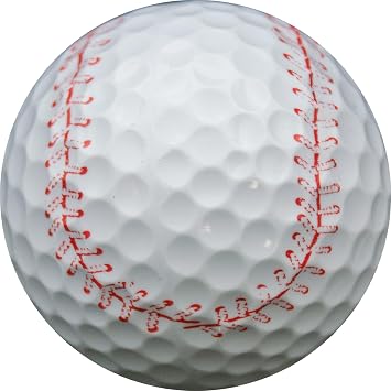 GBM Personalized Baseball Golf Balls Custom Photo, Logo or Text, Upload Your Design, Unique Gift for Golfers, Coaches, Teams and Sports Fans, 12-Pack
