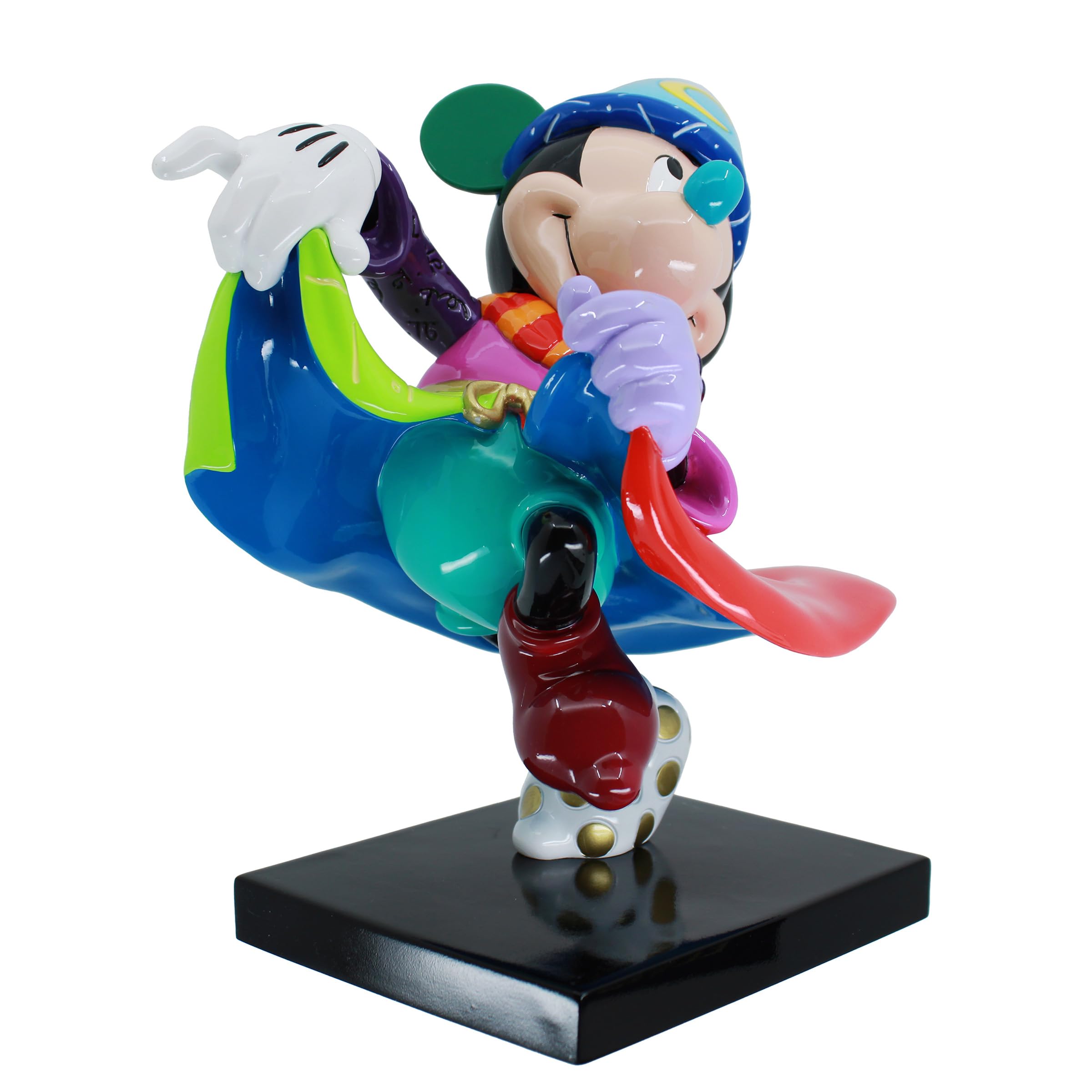 Enesco Disney Britto Fantasia Sorcerer Mickey Mouse Figurine, 8 Inch, Multicolor