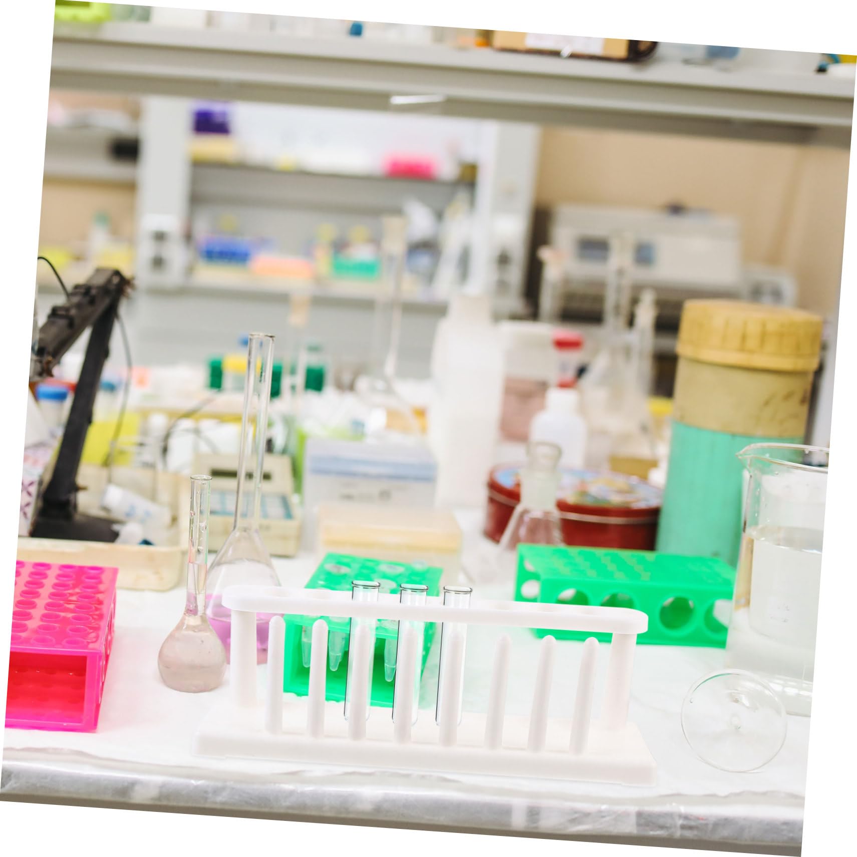 NAMOARLY School Supply 3pcs Test Tube Rack Lab Tube Storage Rack for Easy Access