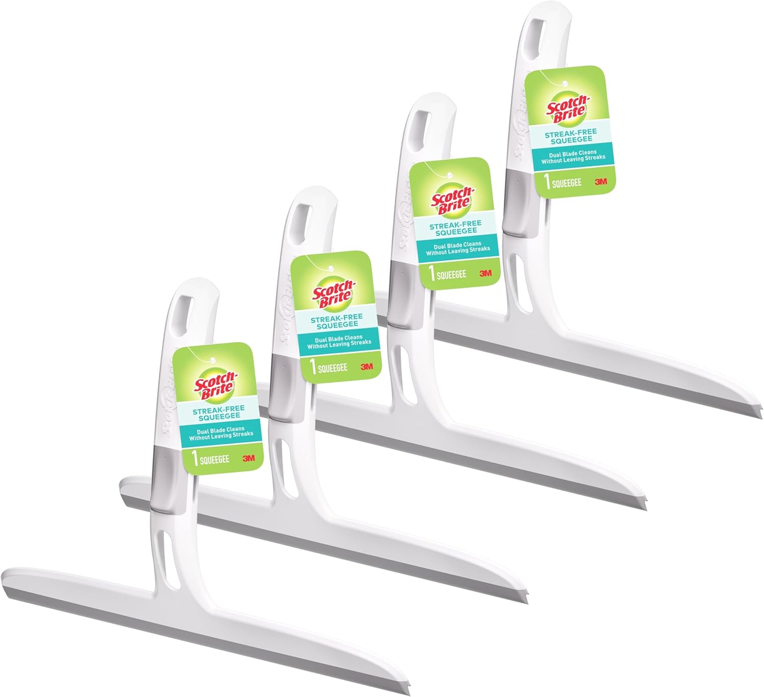 Scotch-Brite Blade Squeee, Safe on Mirrors, Glass Shower Doors,