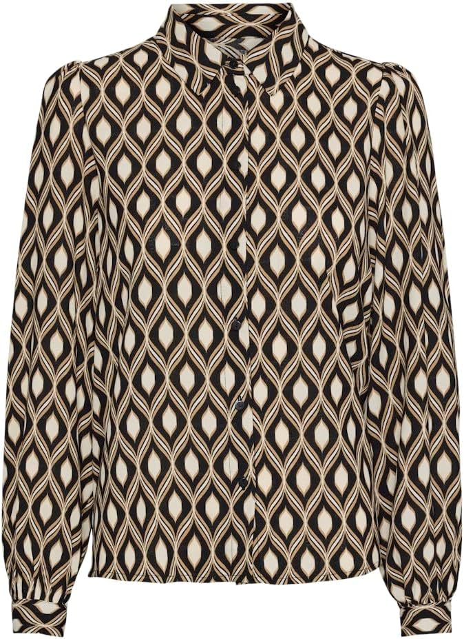 VERO MODA Women's Vmvaria L/S Shirt WVN Btq Ga Shirt