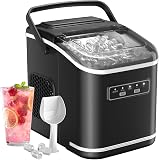 Acmeenjoy Macchina Ghiaccio Casa 12kg/24h, Autopulente 1,5L Ice Maker - 1