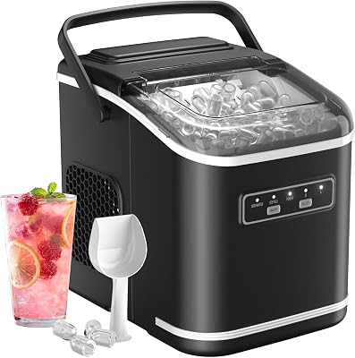 Acmeenjoy Máquina de Hielo para Encimera 12kg/24h