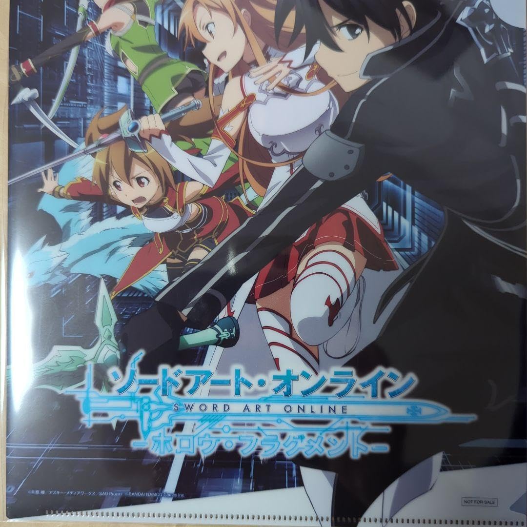 ●ソードアートオンライン　クリアファイル　4つセット● Amazon.co.jp: SAO 全7種コンプ A4クリアファイル ソードアート
