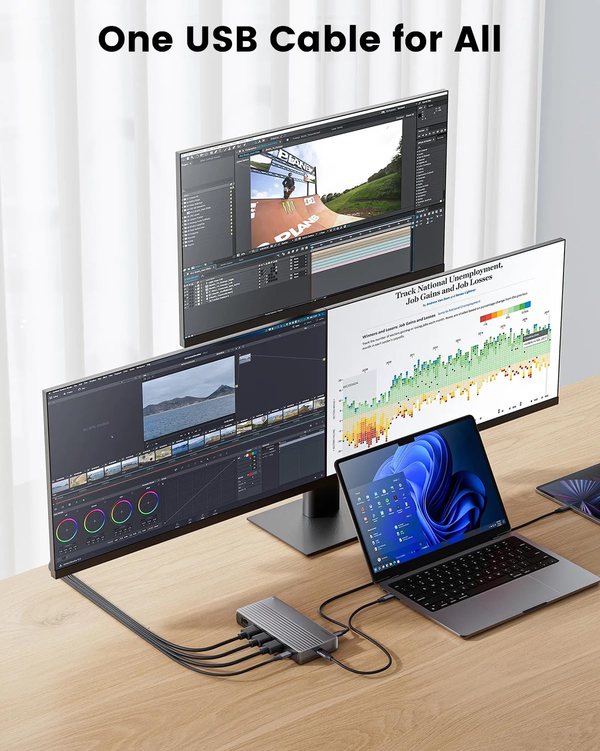 GeoHN.G Kabel USB 4 2 m, USB C do Thunderbolt 4 z PD 240 W, 8K 60 Hz 40 Gbps Link Cord do MacBook, Hub, SSD, iPhone 17/16, stacji dokującej, eGPU, monitora i wielu innych