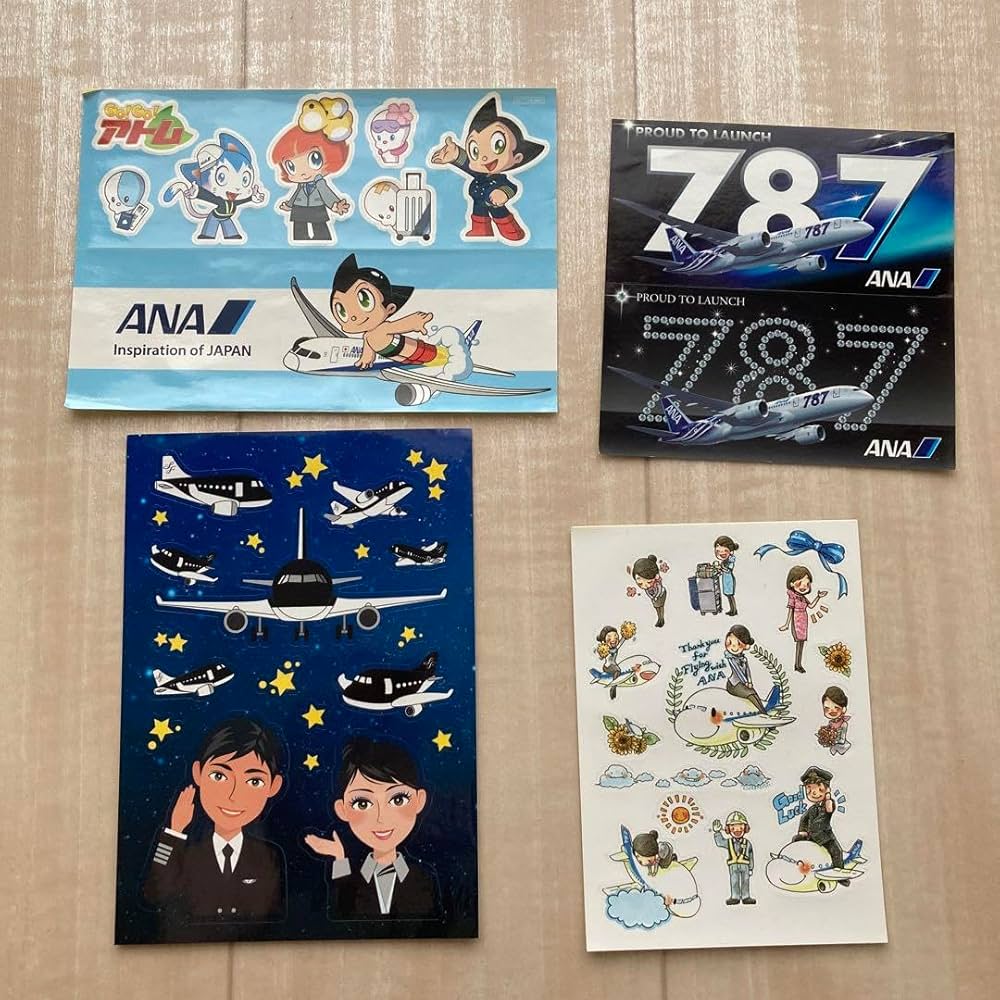 ANA就航記念ステッカー11枚セット 楽天市場】飛行機 ステッカーセット ANA : ひこうきのおもちゃ屋
