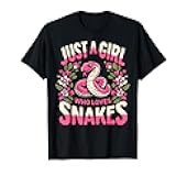 Just A Girl Who Loves Snakes - Woman Snake T-Shirt