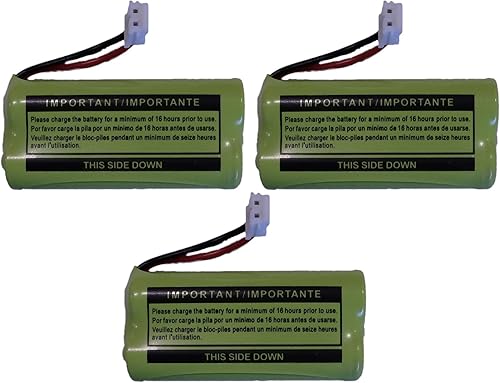 Miniatura 2 de Batería de repuesto BT184342  BT284342 para teléfonos inalámbricos Vtech CS6209 CS6219 CS6229 DS6121 DS6221 y más (paquete de 3)