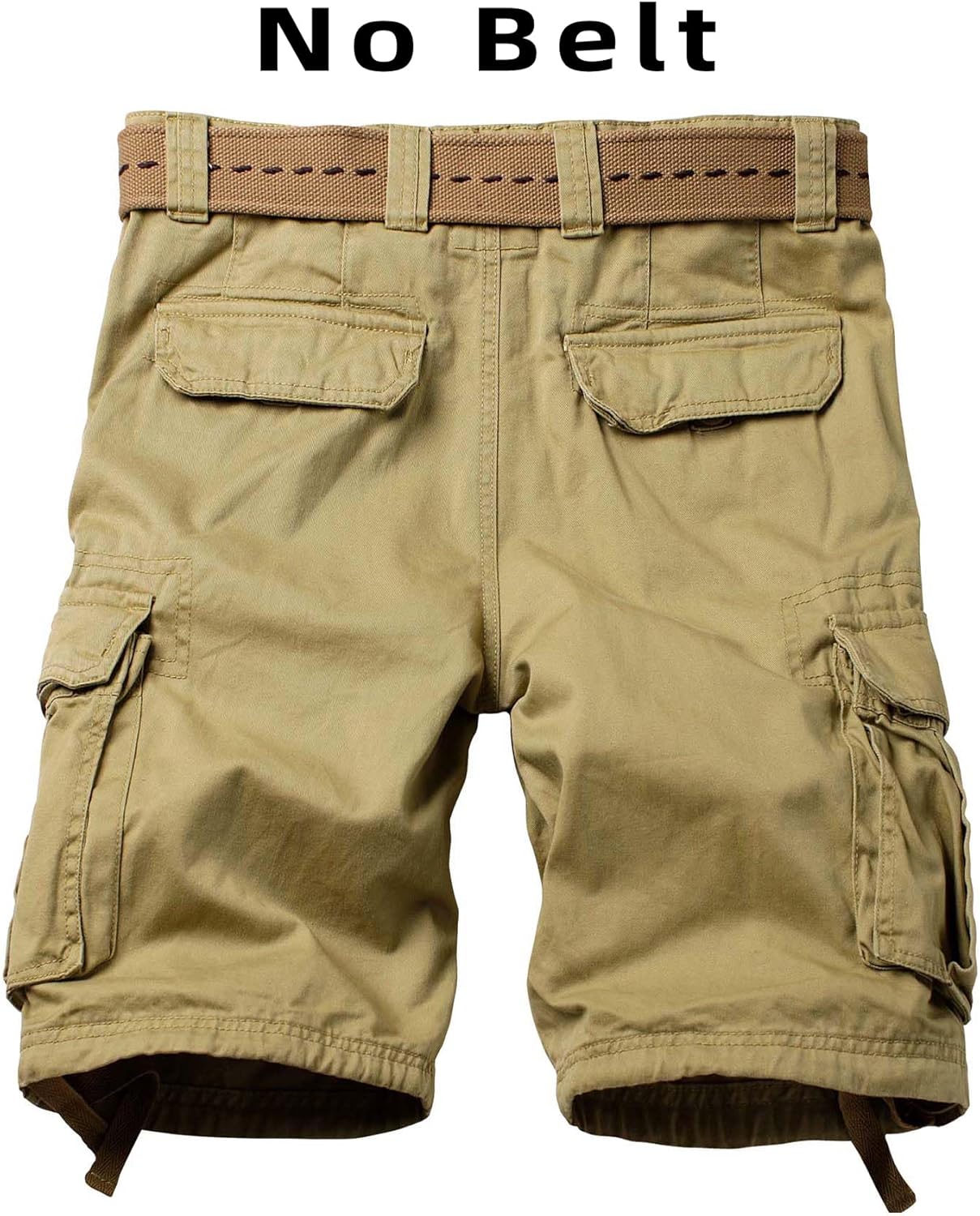 Camo Cargo Shorts for Men Cotton Casual Wild Outdoor Work Relaxed Fit Shorts with Multi-Pockets - Image 2