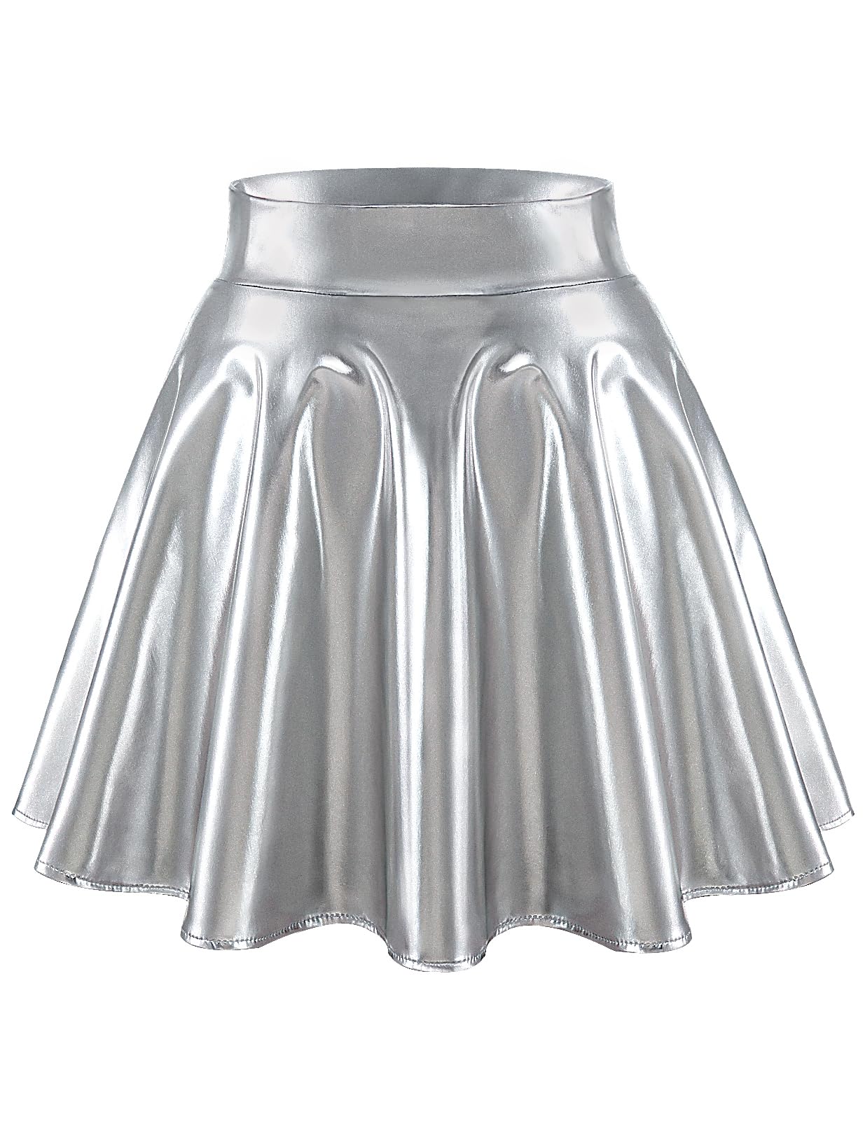 Women's Mini Skirt Basic Short Skater Skirt School Girl Anime Skirt