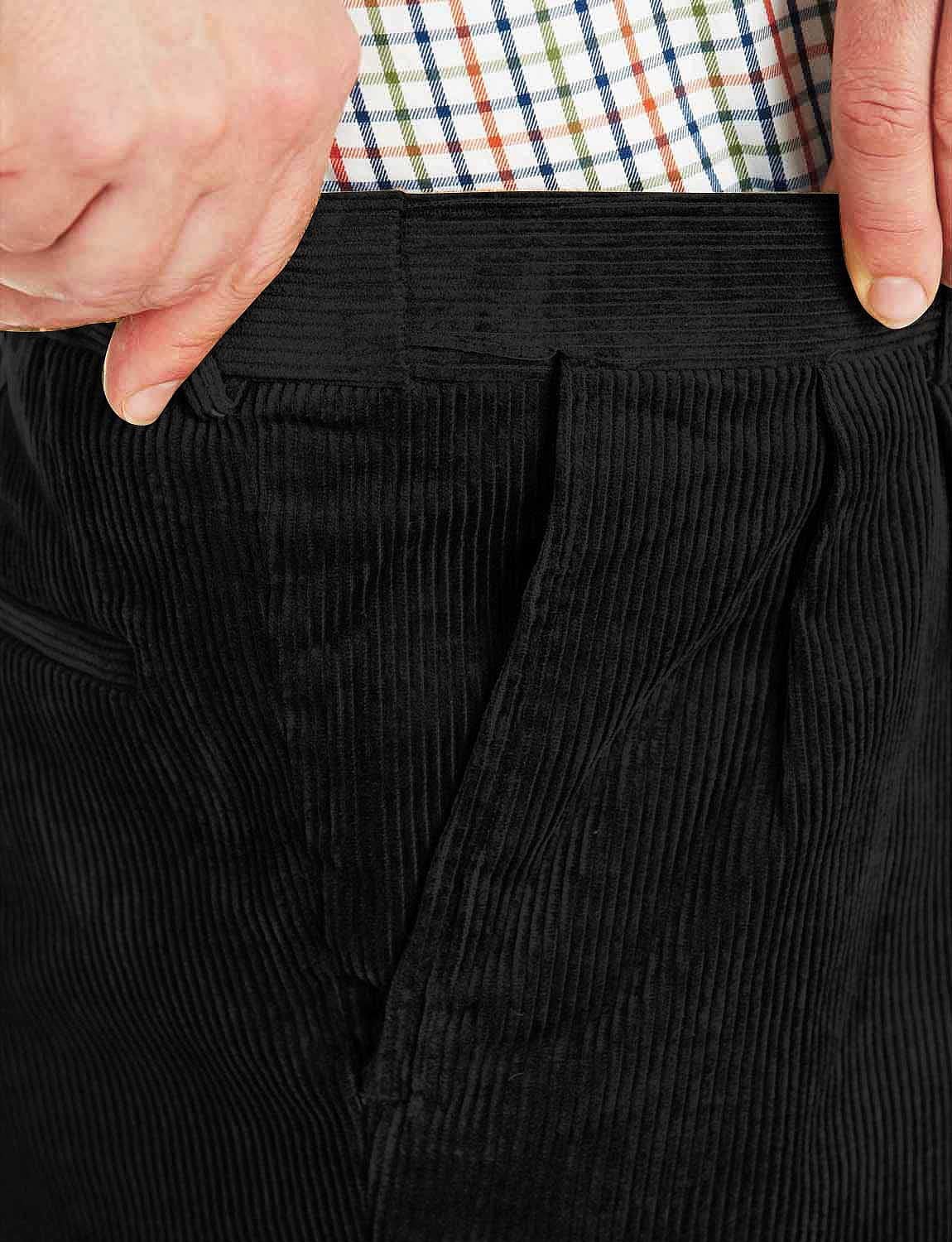 Chums Men's Corduroy Pants with Hidden Extra Stretch Elasticated Waist - Image 3