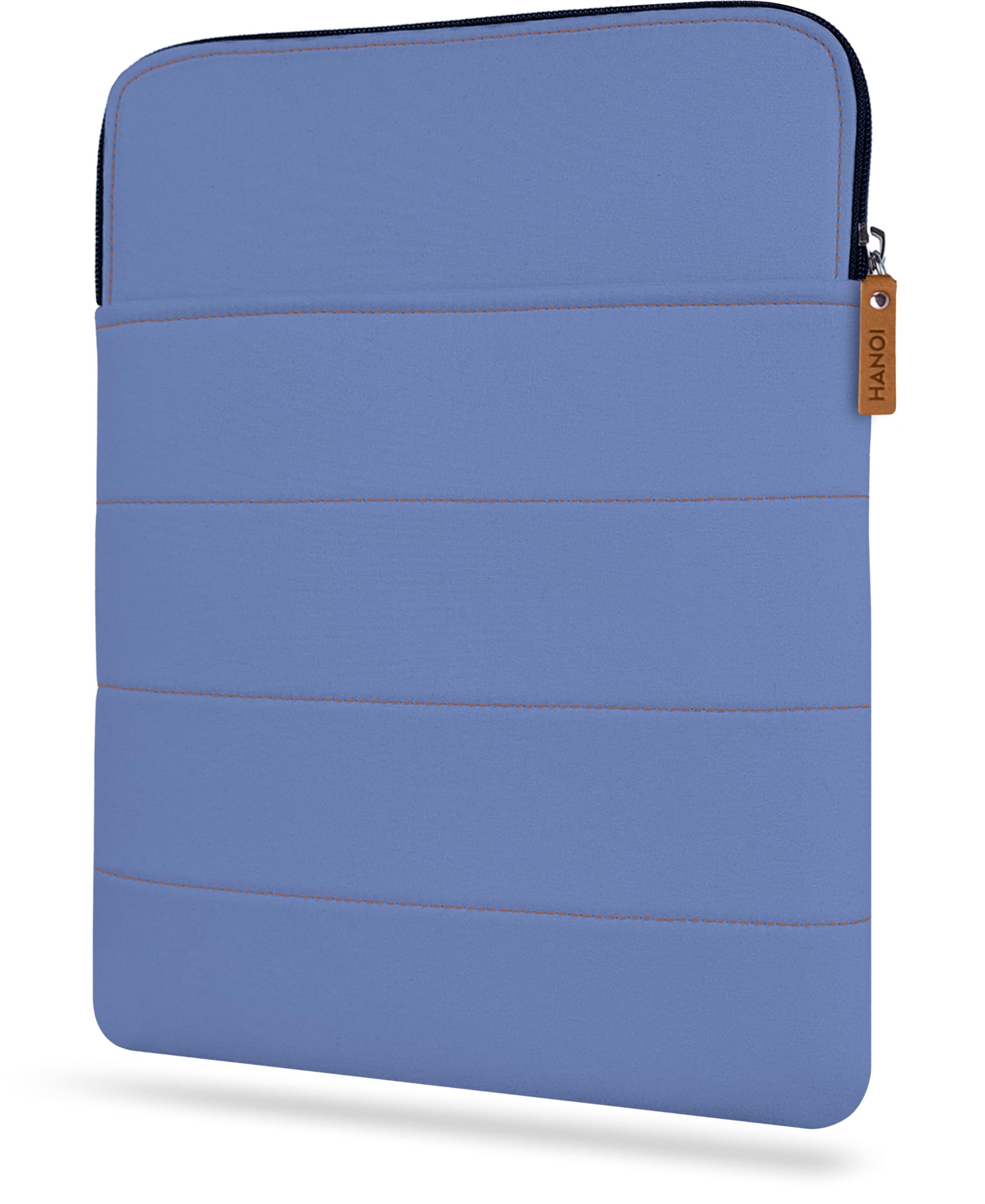DETROIT™ HOUSSE POUR LIVRES DE LECTURE AVEC FERMETURE ÉCLAIR EN COTON REMBOURRÉE - BLEU MOYEN GRANDE