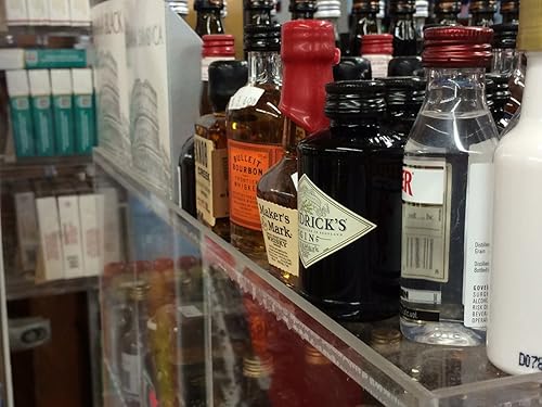 Miniatura 5 de Exhibidor comercial para minimuestras de botellas de 50ml de licor y bebidas, botellas para vuelos, y para otros artículos a la venta