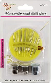 Uniware 30-Count Needle Compact with Thimble Set
