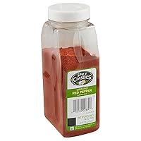Vista 2 de Spice Classics Pimiento rojo molido, 14 onzas (paquete de 6) – Seis recipientes de 14 onzas de condimento de pimienta roja, hechos de chiles rojos