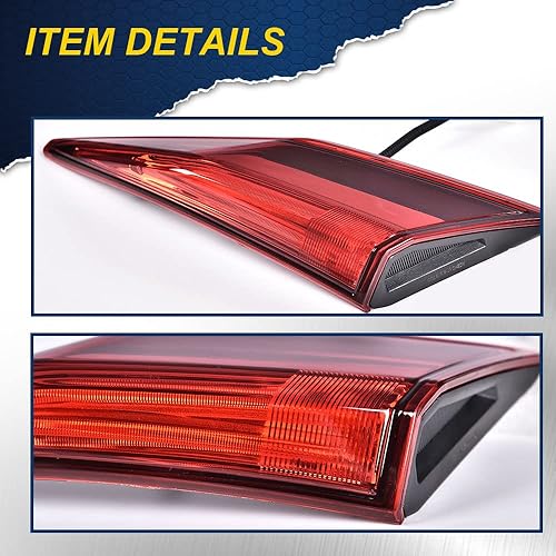 Miniatura 5 de CHEDA Luces traseras interiores, compatibles con Honda Civic Sedan 2016-2020, juego de luces traseras laterales del conductor y del pasajero,