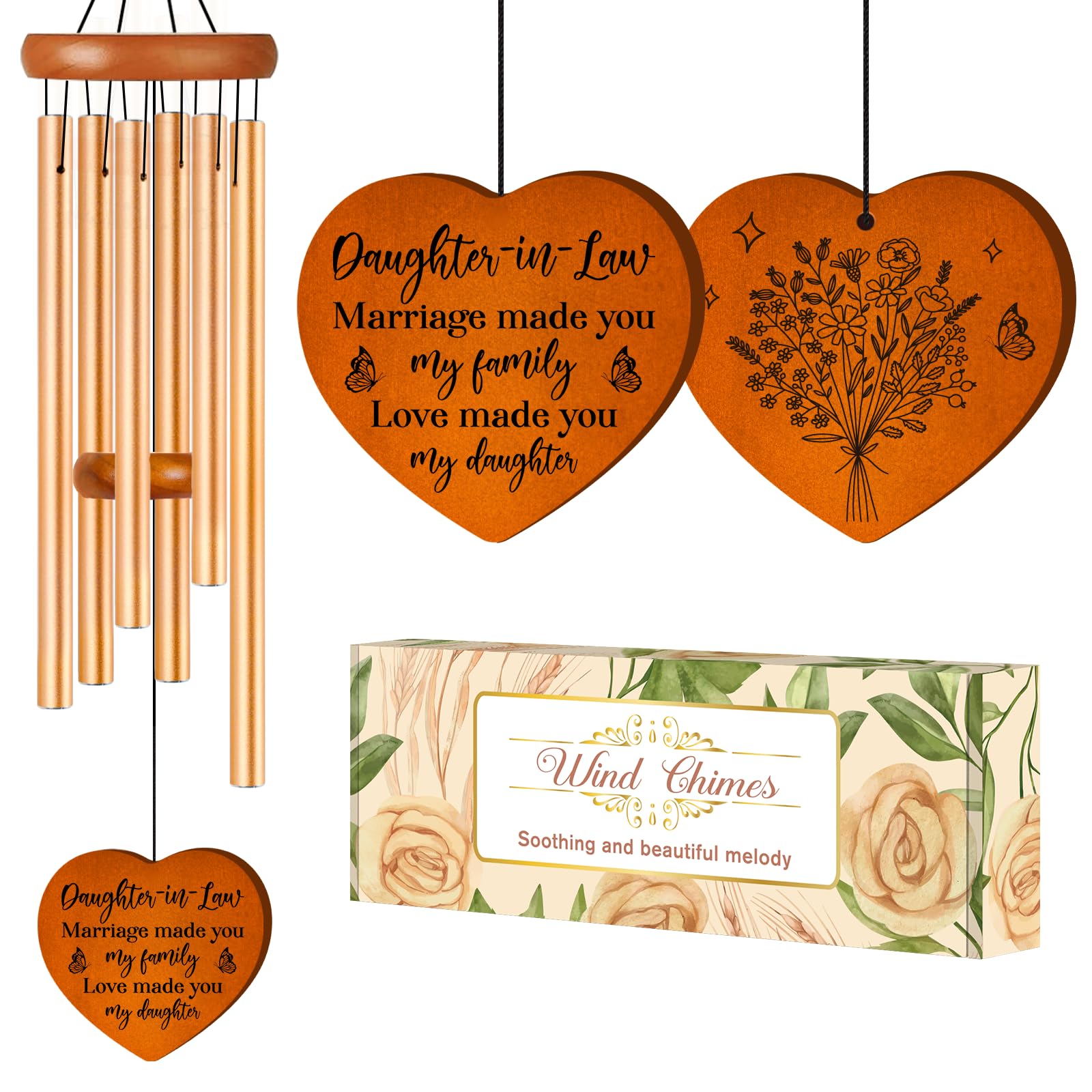 Damaigiift Daughter in Law Gifts Wind Chimes