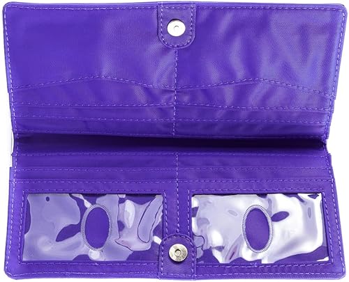 Miniatura 3 de Big Skinny Billetera ejecutiva para mujer con pliegue doble para chequera, hasta 40 tarjetas