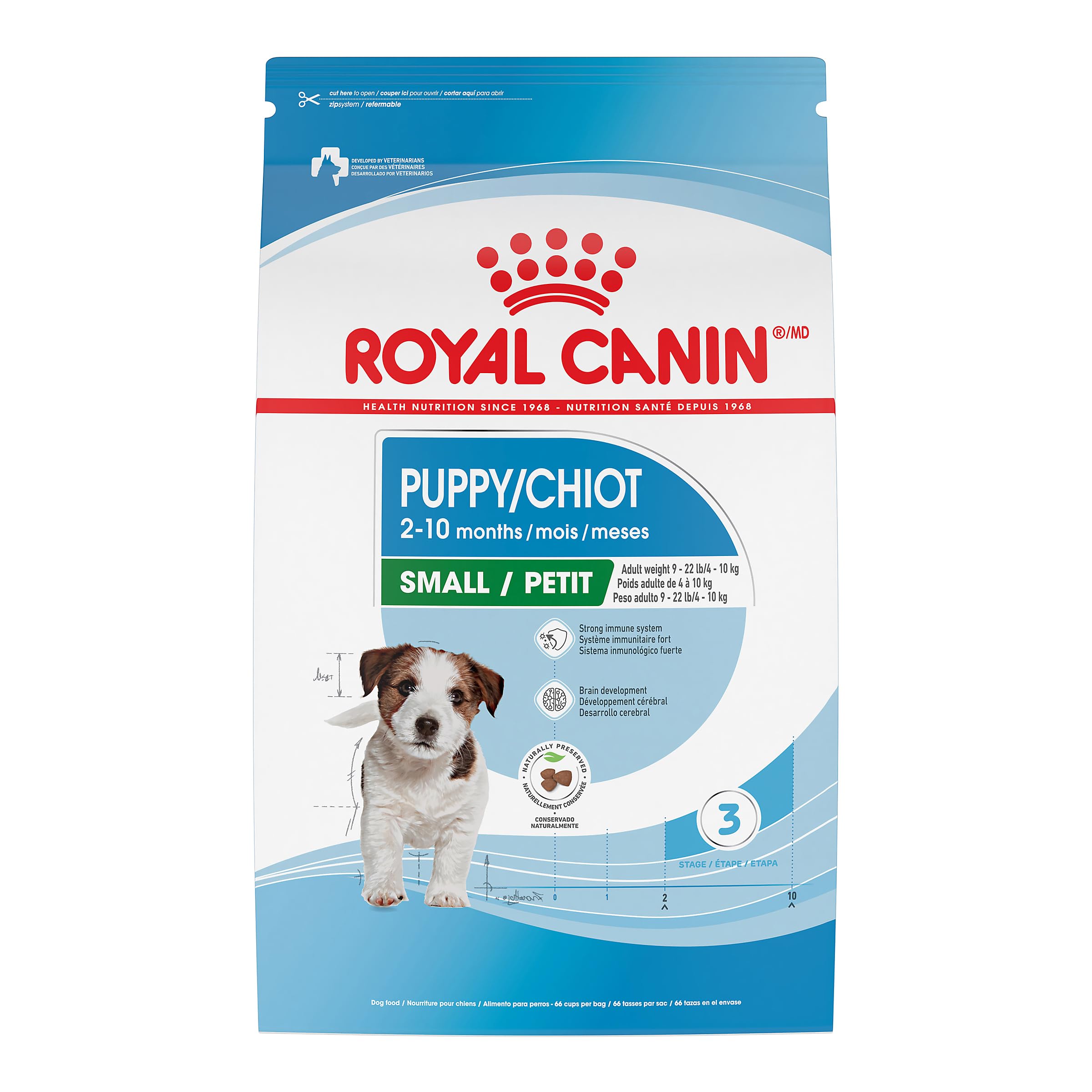 Royal Canin Size Health Nutrition Small Puppy Dry Dog Food, 4 lb image 2