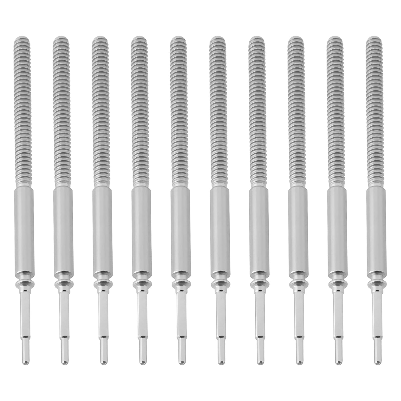 eMagTech 10Pcs Watch Movement Crown Stem Winding Shaft Compatible With ETA 2892A2 2892