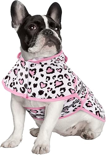 Miniatura 79 de HDE Dog Raincoat Jacket Reflective Adjustable Hooded Pet Poncho Rain Coat with Leash Hole for Small to X-Large Dogs Camo - S