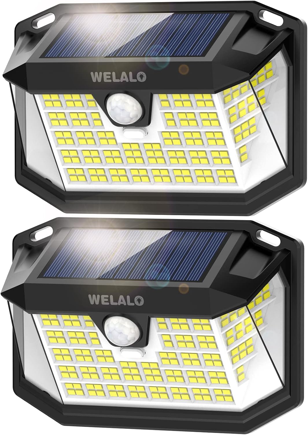 WELALO Solar Security Lights, 188 LED Solar Motion Sensor Lights, IP65 Waterproof Solar Lights Outdoor Garden, 3 Modes PIR Solar Powered Wall Lights for Outside Garden Fence Door Yard (2 Pack) WELALO Solar Security Lights, 188 LED Solar Motion Sensor Lights, IP65 Waterproof Solar Lights Outdoor Garden, 3 Modes PIR Solar Powered Wall Lights for Outside Garden Fence Door Yard (2 Pack)