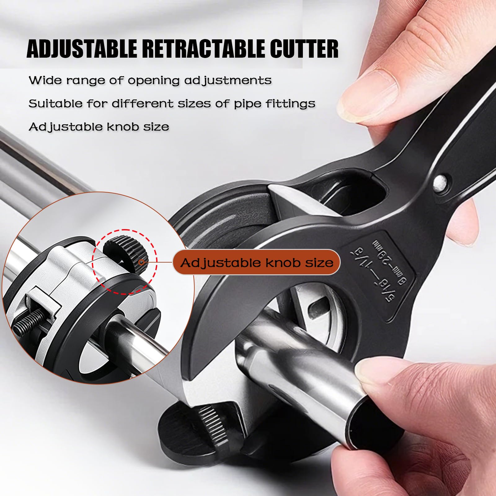 Ratcheting Tubing Cutter - Copper & Metal Pipe -4