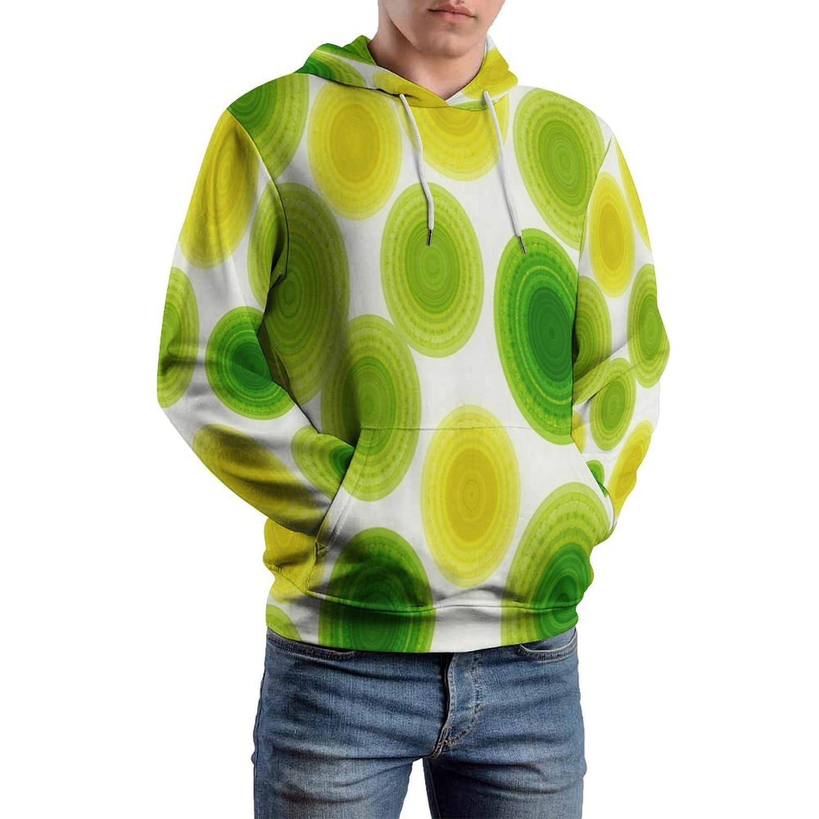 Pull Hooded Sweatshirts Motif Aquarelle Imprimé Géométrique 3D - 7