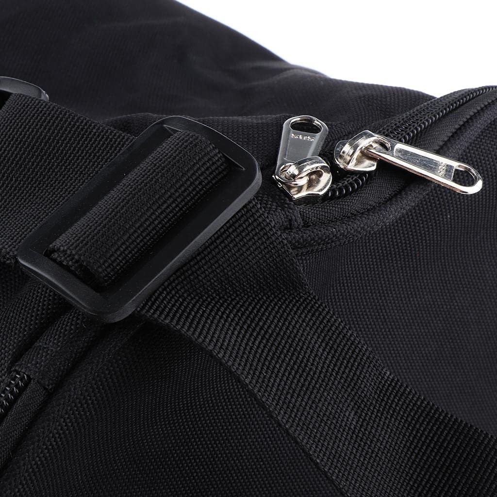 Bolsa para Pelotas de Tenis, Bolsa Redonda Tipo Cubo, Bolsa de Almacenamiento, Bolsa Deportiva Resistente Al Agua con Asa, Adecuada para Tenis, Tenis, Negro