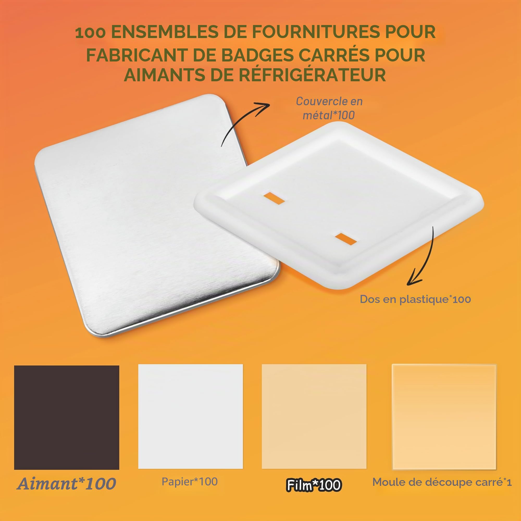 Autocollant pour réfrigérateur. KEYSAFER