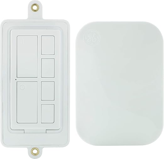 MY SELECTSMART GE mySelectSmart Wireless Control Switch, 4 Timer Options, 1 Outlet, 150 ft. Range from Plug-in Receiver, Ideal for Lamps & Indoor Lighting, No Wiring Needed, 36240, Countdown Remote