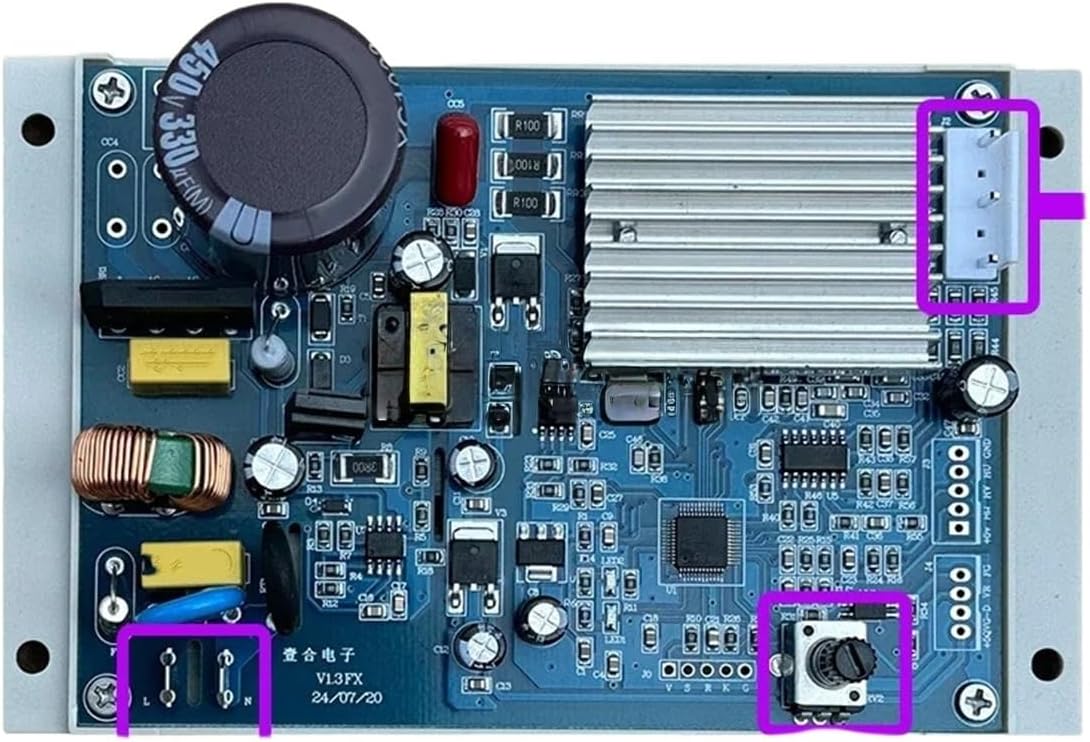 Inverter Air Conditioner Universal 3-Wire 5-Wire DC Motor Drive Board Fan Driver Control Motherboard(3-Wire)