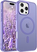 Vista 583 de SUPFINE - Funda magnética para iPhone 13 Pro Max (compatible con MagSafe), (protección contra caídas de grado militar de 10 pies), delgada, Negro