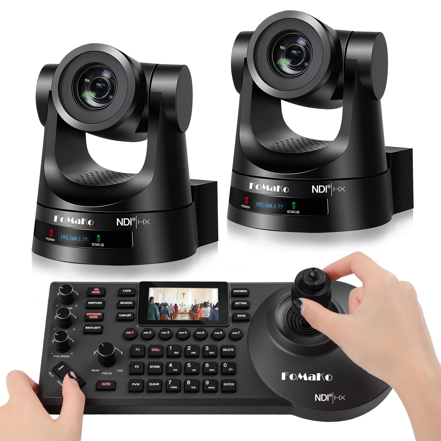 FoMaKo  KN20A PTZカメラ NDI対応　Web会議配信など レンタル】高品質なライブストリーミングを実現するNDIカメラ