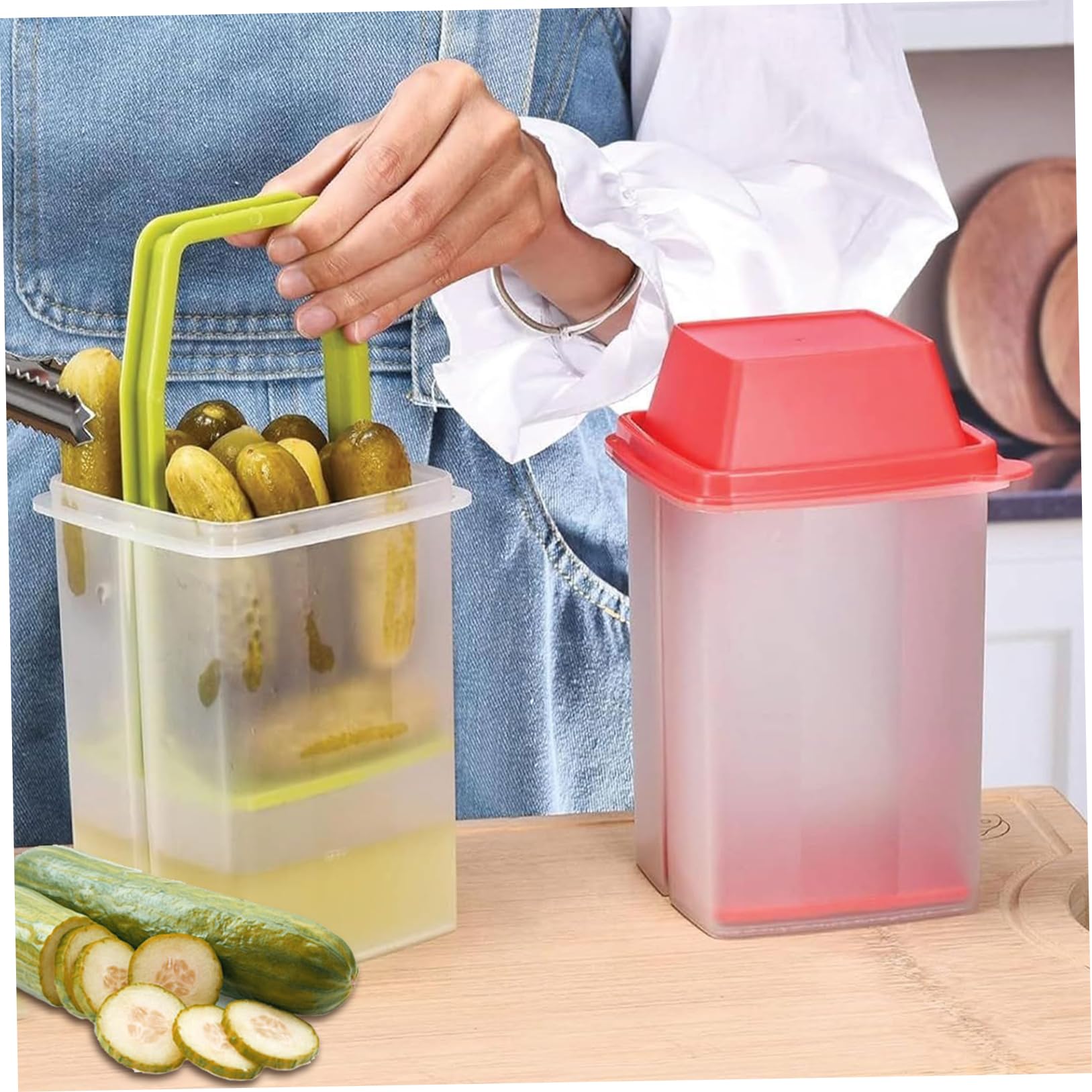 Poids Conservation Aliments Poids Fermentation Verre Lot De 4 - Pour Bocaux Mason Choucroute, Cornichons, Kimchi Choucroute Kimchi