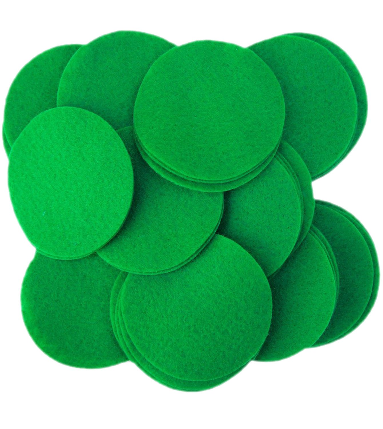 Playfully Ever After Green Craft Felt Circles (5 Inch - 18pc)